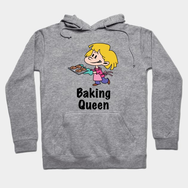 Baking Queen Hoodie by sportartbubble